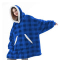 Pullover fleece pajamas heattech tv blanket outdoor cold-proof nightgown couple's outfit sweatshirt fleece heattech clothing