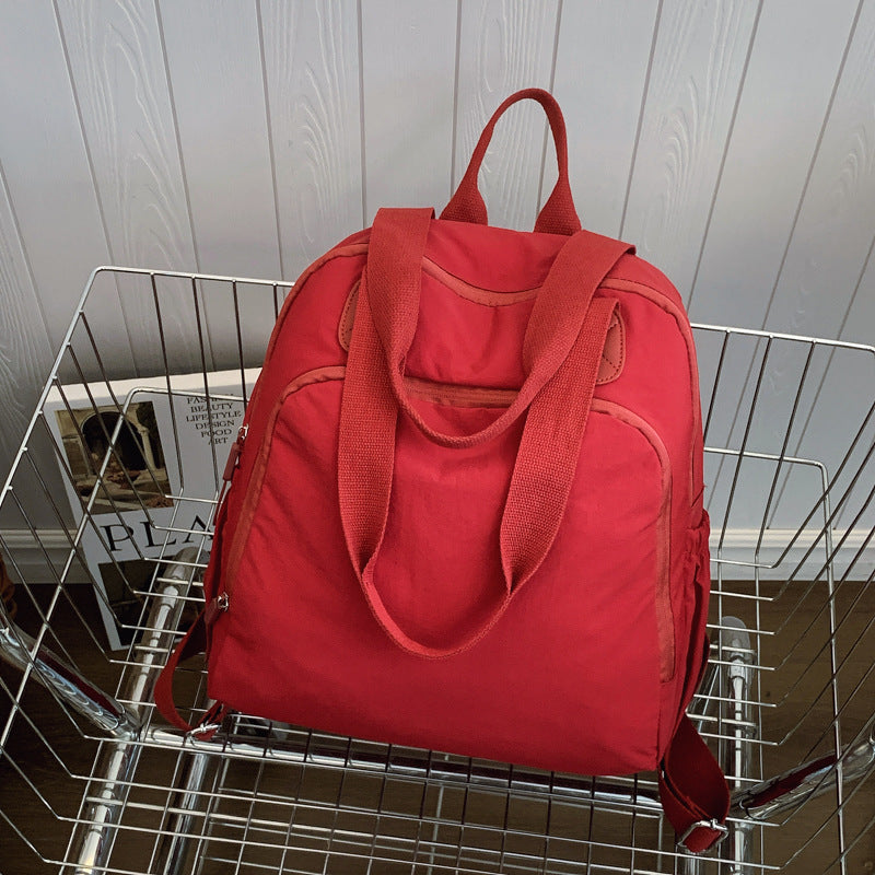 Cross-border spot wholesale commuter casual simple bag large capacity women's backpack multi-functional versatile fashion backpack
