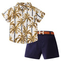 Boys' formal suit set: summer shirt and overalls. boys' performance costume - direct from the manufacturer, dropshipping available