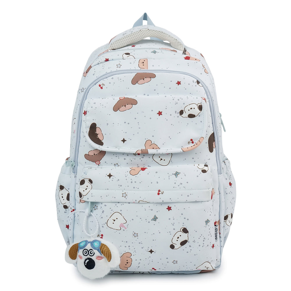 New arrival cartoon nicheeasiest for match school bag korean style girl bag style printing graffiti student women's backpack waterproof backpack