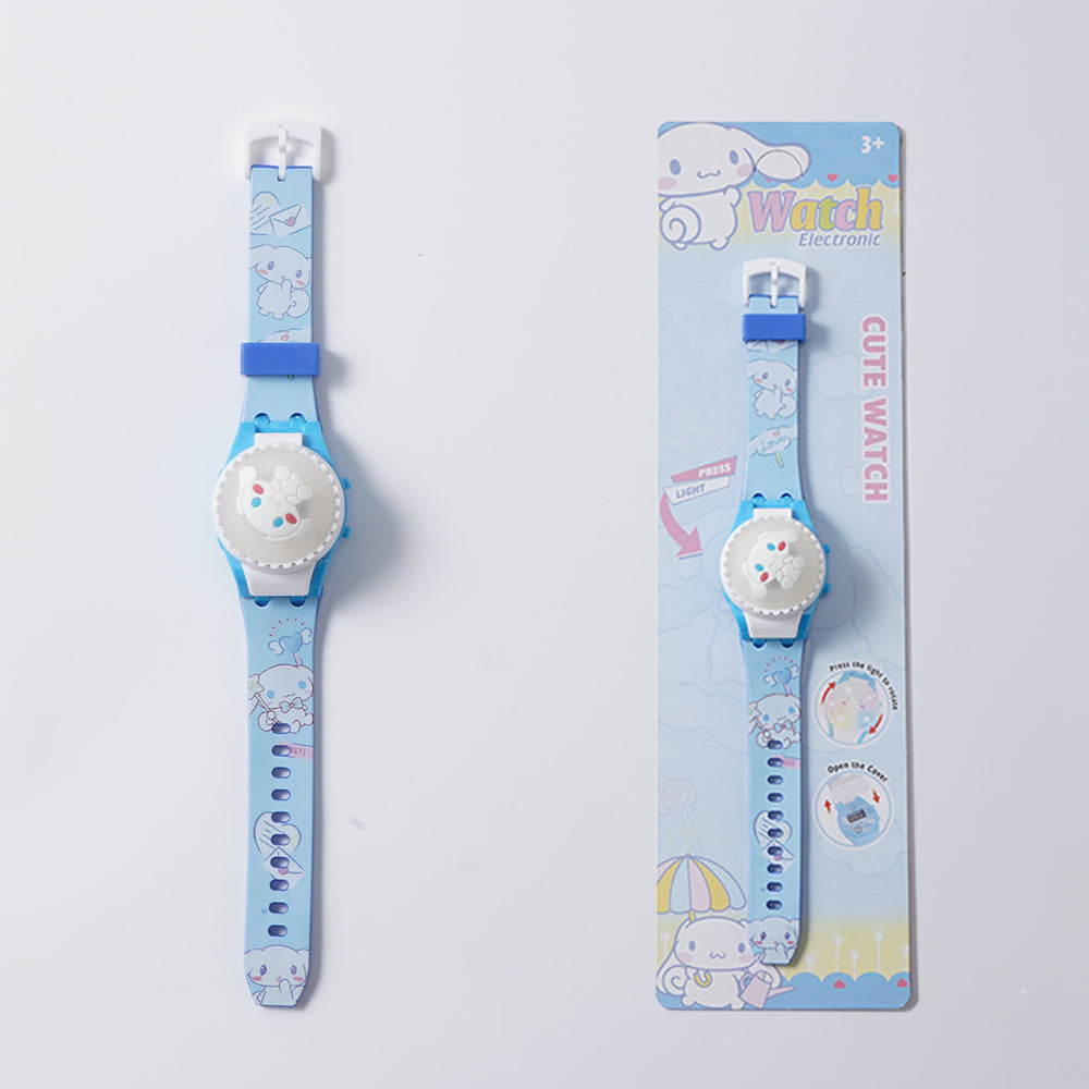 New children's light-up spinning top watch - flashing creative rotating gyro watch - kindergarten small gift toy wholesale