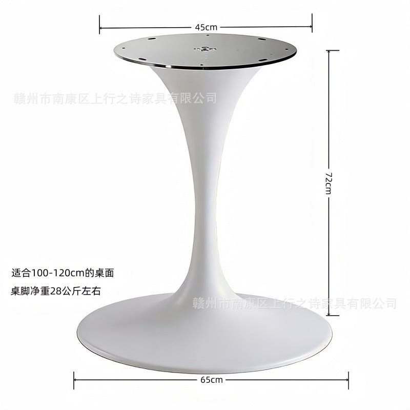 Tulip stainless steel hardware bedside table hotel b&b engineering horn feet light luxury living room corner table factory wholesale