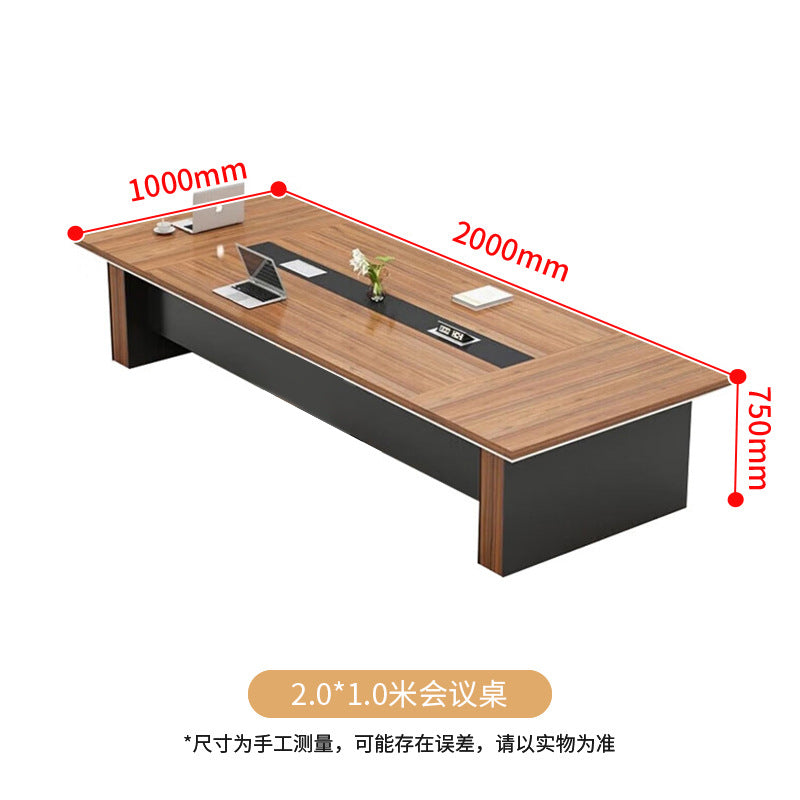 Saint li casual conference table long table thickened office desk training meeting long table and chair combination