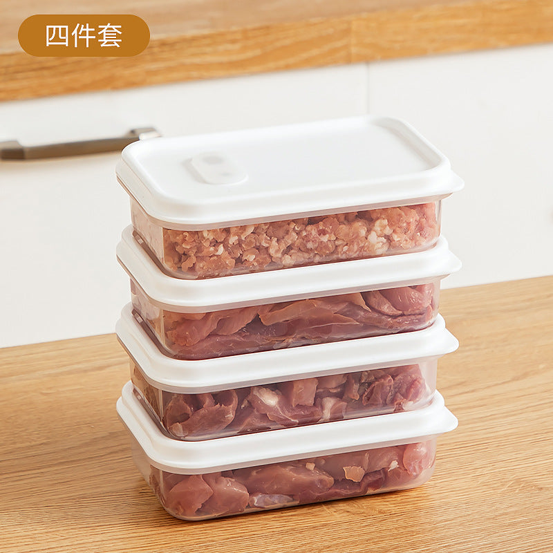 Kitchen Food Refrigerator Storage Box Transparent Sealed Fruit Food Fresh-keeping Box Food Grade Plastic Japanese Bento Box