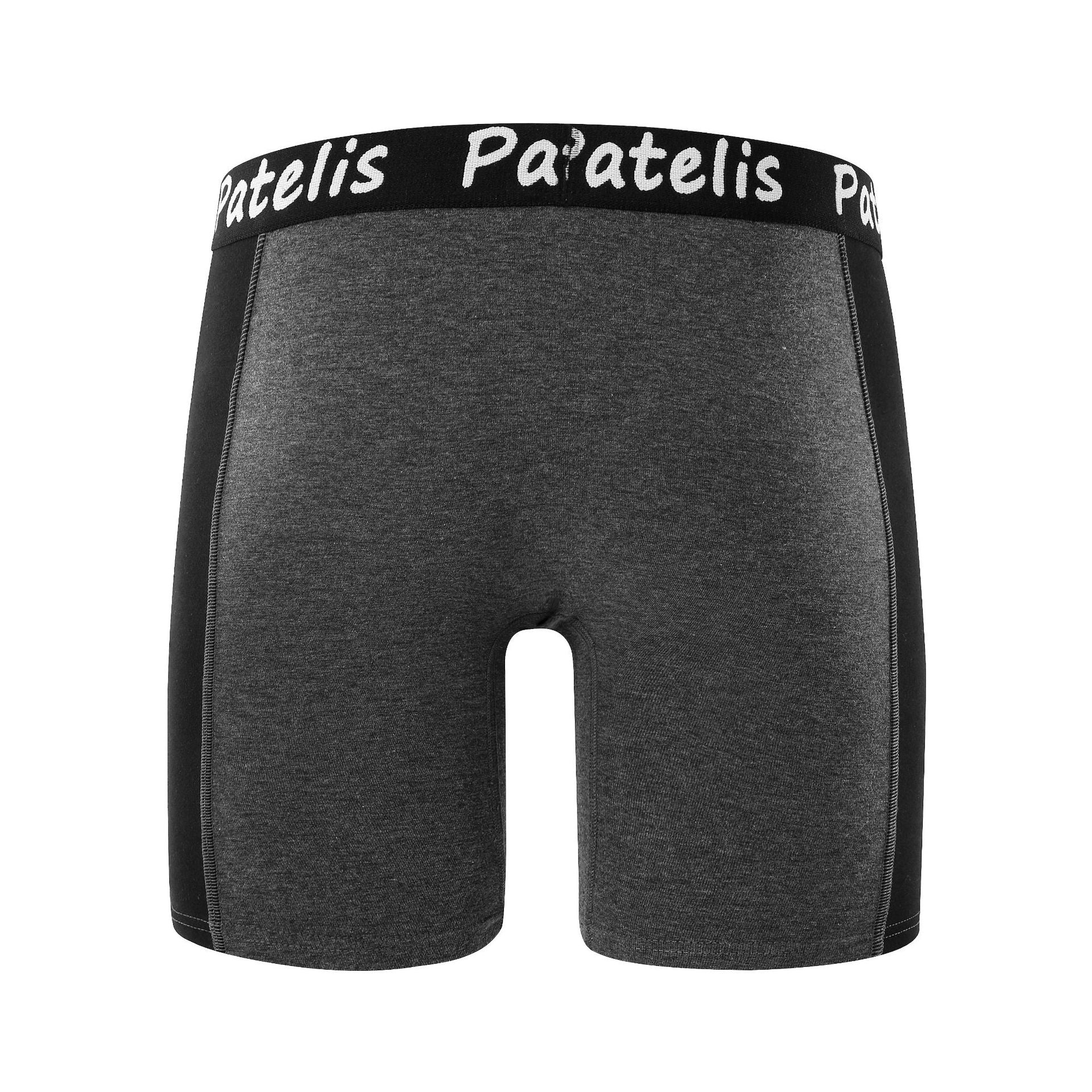 Men's large-size underwear long-leg boxers large-size cotton underwear contrasting color breathable boxers