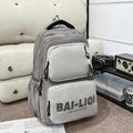 supply backpack - unisex, waterproof, multifunctional travel backpack with printed lettering, suitable for laptops