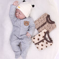 Newborn romper bodysuit - all seasons pure cotton baby long sleeve onesie - infant sleepwear outfit - baby clothes