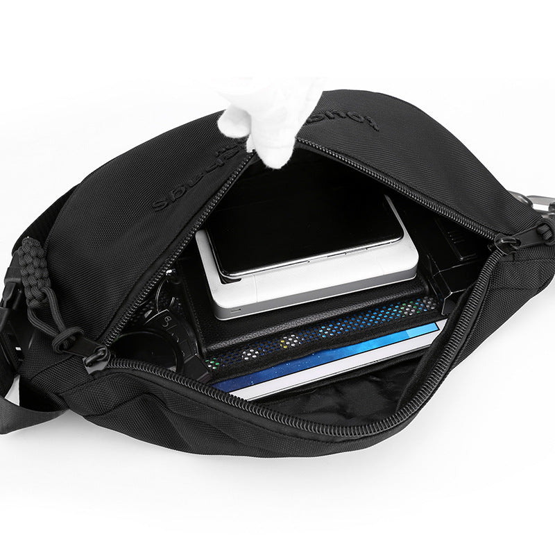 New Korean version messenger bag large capacity carry-on backpack multi-functional waterproof shoulder bag outdoor sports breast bag delivery