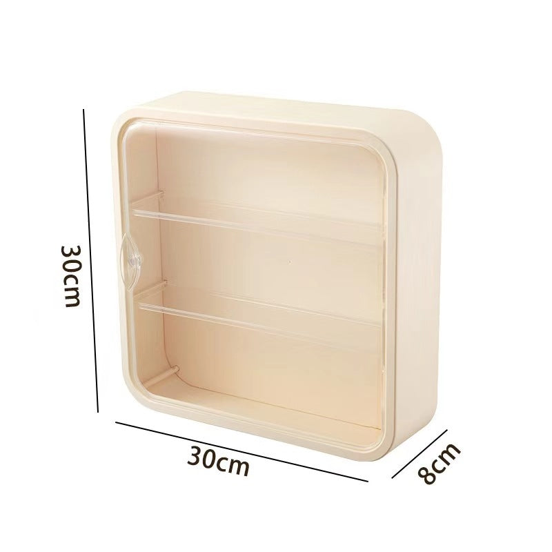POP MART figure wall-mounted storage display cabinet blind box storage wall cabinet transparent dust-proof doll storage box
