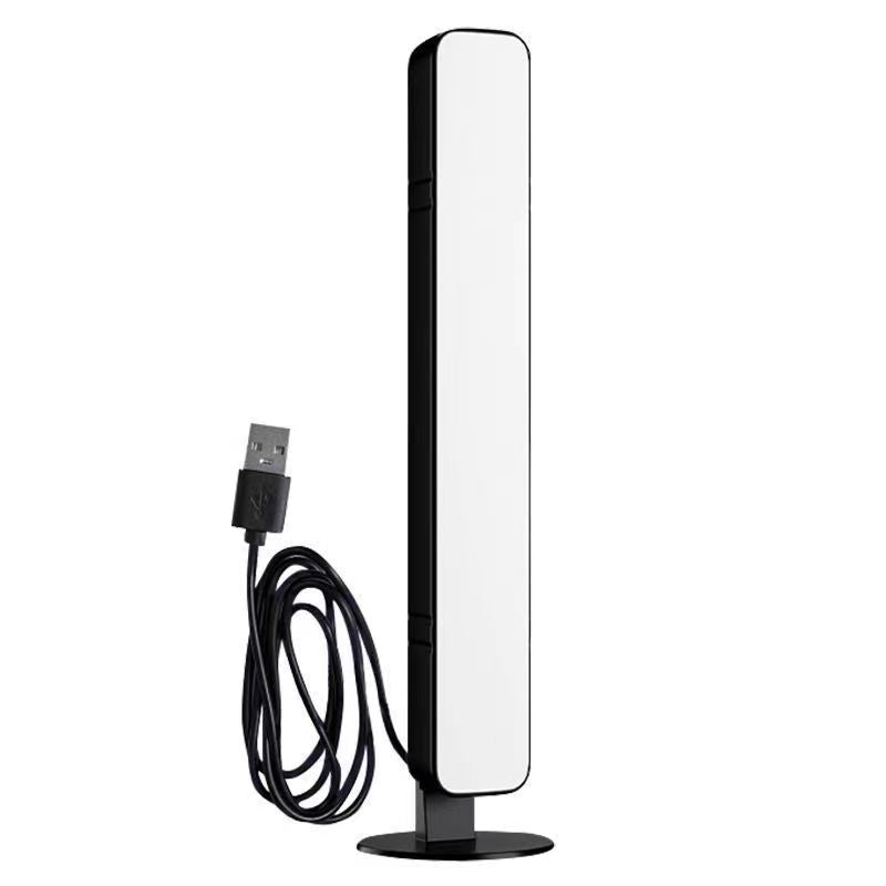 Smart voice-activated night light - bedside lazy lamp, usb powered led study light, small desk lamp with voice control for night use