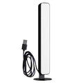 Smart voice-activated night light - bedside lazy lamp, usb powered led study light, small desk lamp with voice control for night use