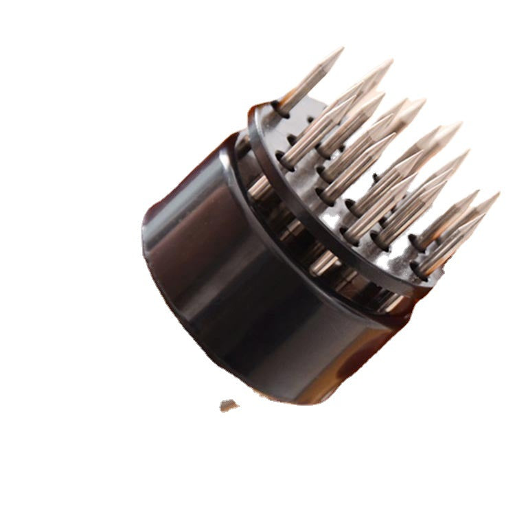 Household broken tendon tenderizing needle Pork chop Chicken chop Chicken wing meat loosening needle Beat hammer Stainless steel steak hole piercer Pork skin insert