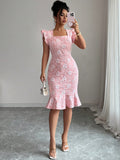 new european and american cross-border e-commerce women's elegant dress