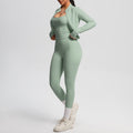 Fashion cross-border new cloud-sensing brushed sports vest flap pocket pantscasual hip-lifting fitness yoga wear three-piece set
