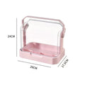 Luxury transparent dustproof cosmetic organizer - large capacity drawer-style storage box for skincare, lipstick, and jewelry