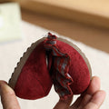 Insfrench small leather shoes  spring autumnew arrivalk-stylegirllace princess shoes soft bottom beanie shoes