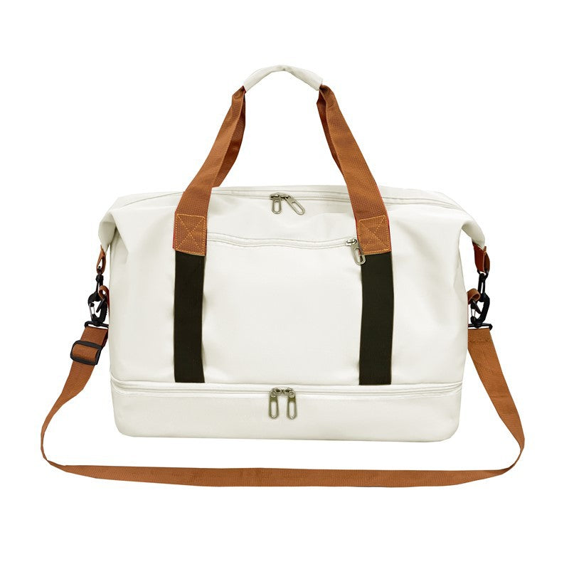 New large-capacity handbag travel bag independent storage warehouse dry and wet separation sports fitness bag custom logo