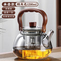 Glass teapot, tea water separation kettle, teapot, flower teapot, stove tea maker, tea set suit, heat-resistant glass