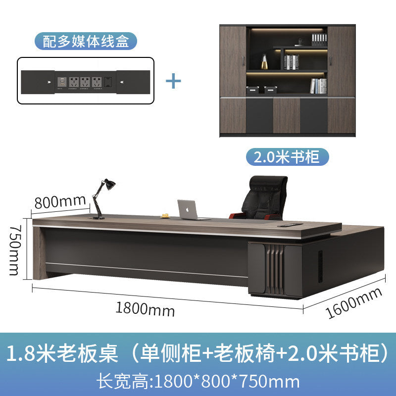 Boss table accessible luxury office table and chair combination executive table casual modern manager desk high-end executive furniture