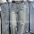 Ladies jeans available wholesalenew women's jeansloose wide-leg spot wholesale