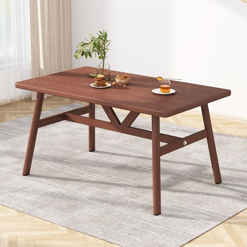 Rectangular table and chair combination casual small apartment dining table suit dining table and chair for home dining table and chair catering merchant