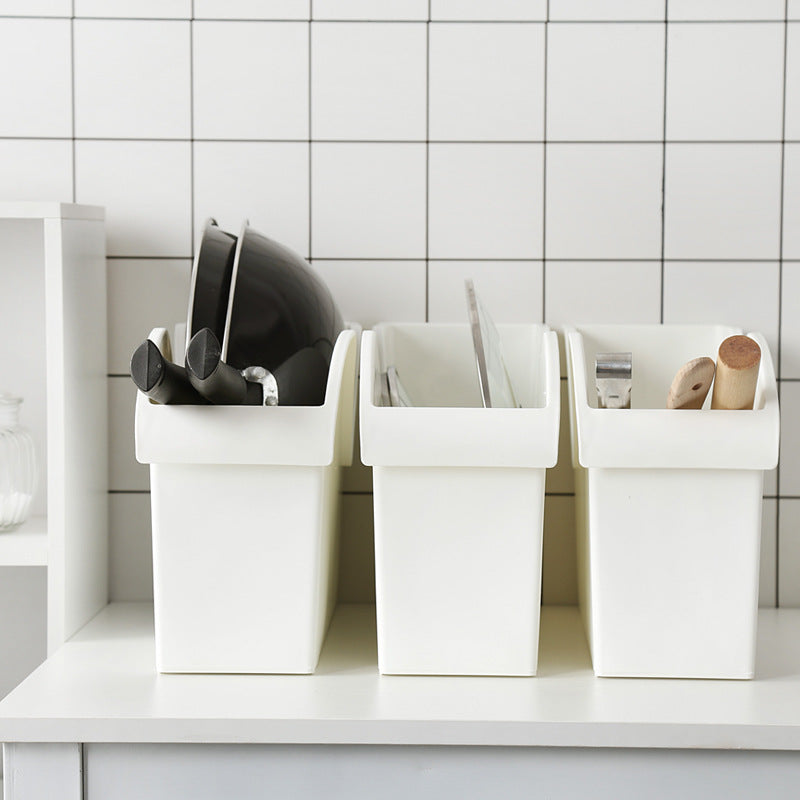 Processing custom pot cover rack with pulley, Japanese plastic pot storage rack, storage box storage rack