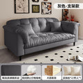 New fabric sofa for home living room, small apartment, double seater, rental property, modern minimalist bedroom, straight-back lazy sofa