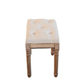 American shoe changing stool solid wood retro dressing stool door shoe stool fitting room makeup stool bed end stool manicure stool