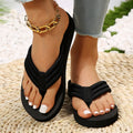 Women's anti-slip flat beach foam flip-flops for cross-border e-commerce - summer sandals, plus size available