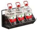 Kitchen onion, ginger and garlic storage basket, punch-free storage rack, wall-mounted oblique mouth thickened storage artifact, multi-functional hanging basket