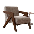 Richard nordic solid wood single sofa chair living room french cafe hotel retrob&b balcony lazy chair