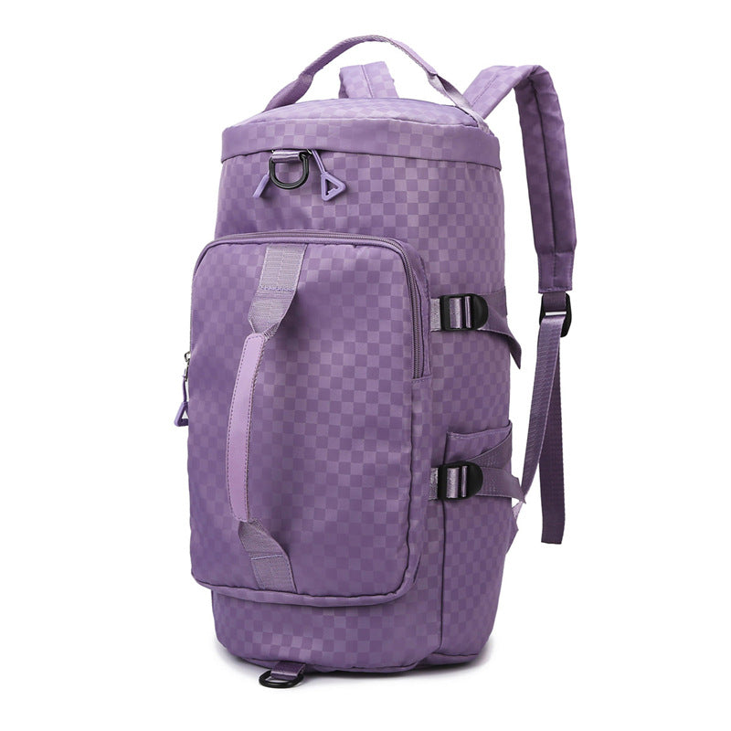 New multi-functional travel bag outdoor leisure double back luggage bag portable shoulder independent shoe compartment swimming training bag