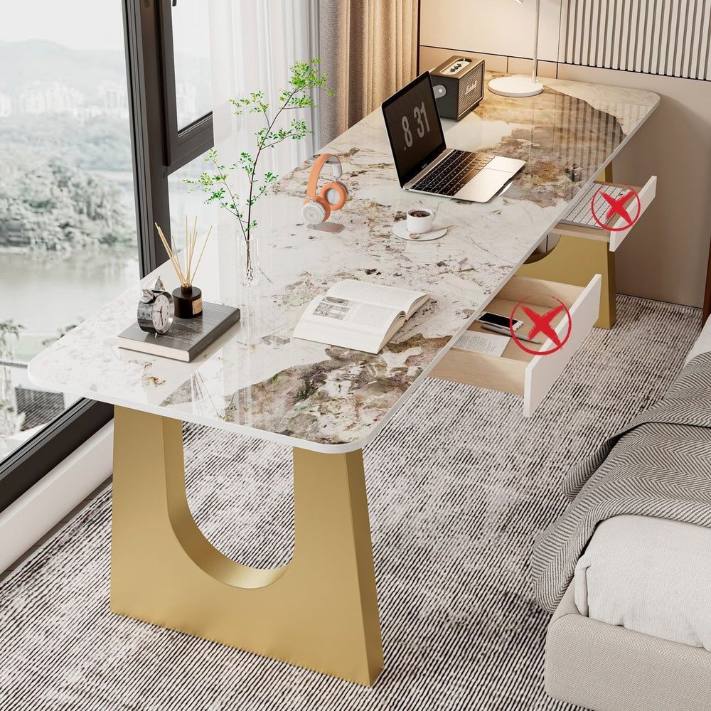 Accessible luxury slate computer desk desktop bedroom for home student desk modern writing desk simple office desk tea table