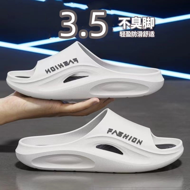 New men's slippers - summer thick-soled, cloud-like comfort, indoor/outdoor beach sandals, anti-slip, wholesale