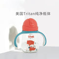 Bao hui factory baby training cup, sippy cup with gravity ball, straw cup for toddlers, leak-proof and anti-choking, with handles
