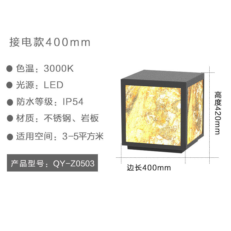 Solar lights, outdoor garden lights, landscape lights, waterproof lawn lights, solar column lights, wall lights, slate lights