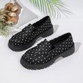 labeling & fulfillment: women's casual flats - spring  new arrivals - bowknot & polka dot design