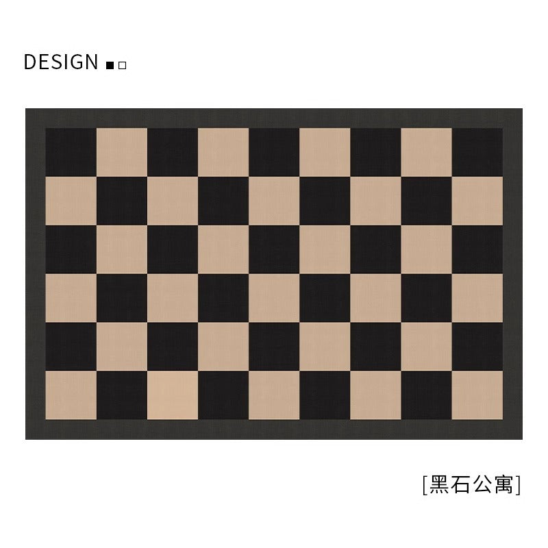 Distributed carpet living room  new french floor mat retro light luxury high-end cream style bedroom no-wash and wipeable