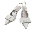 Za premium high heels for women, 2025 spring/autumn new collection, pointed-toe stiletto heels, professional pumps, patent leather nude closed-toe sandals