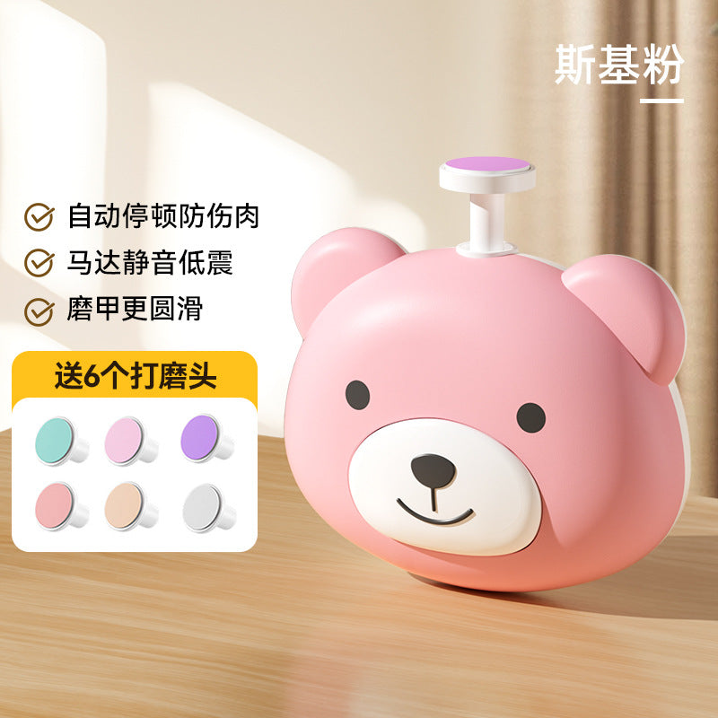 Baby nail clippers newborn baby special polisher toddler electric nail grinder kids nail clipper suit handy gadget