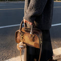 retro small square bag women's 2025 new high-end texture versatile commuter shoulder bag fashionable handbag crossbody bag