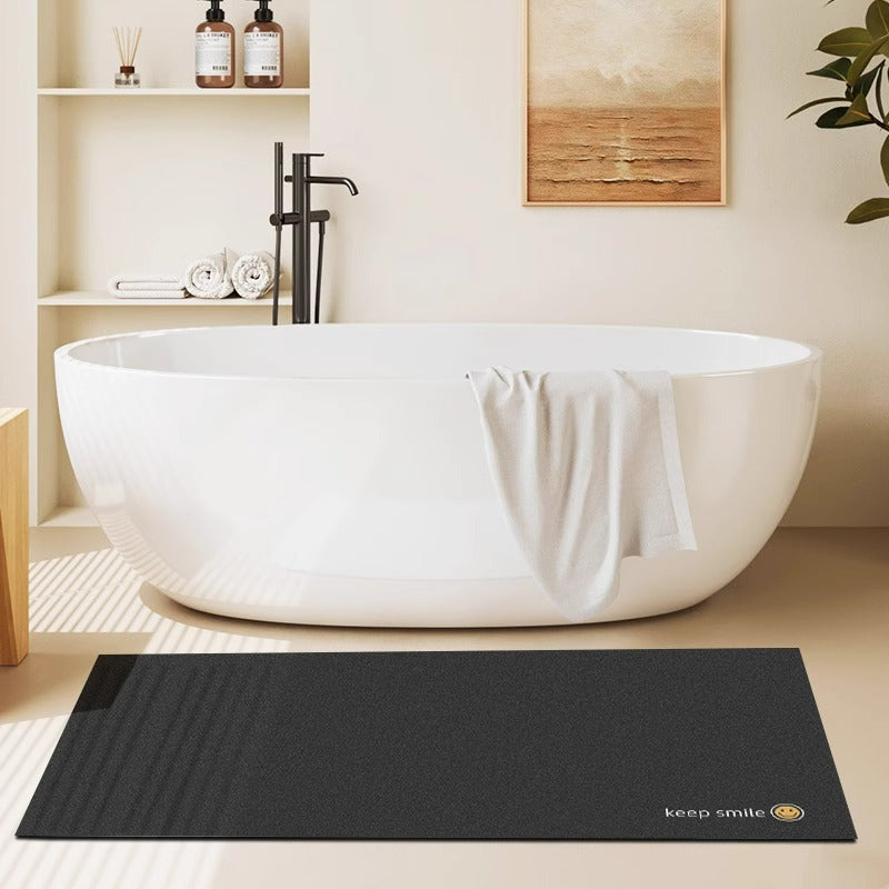 Diatomaceous earth bath mat - winter home bathroom entrance rug - bathroom carpet - shower mat - absorbent & non-slip
