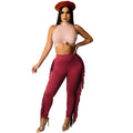 C5369 special offer: no returns or exchanges. please purchase with care. cross-border fashion casual sleeveless tank top and pants two-piece set
