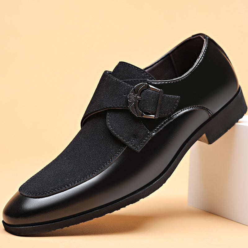 2024 summer men's leather shoes: new business formal & casual dress shoes, suede, british & korean style, pointed toe, plus sizes available