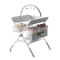 Diaper changing table - portable, multifunctional, foldable, washable baby bed for diaper changing and bathing