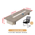 2.4m table+8 meeting chairs