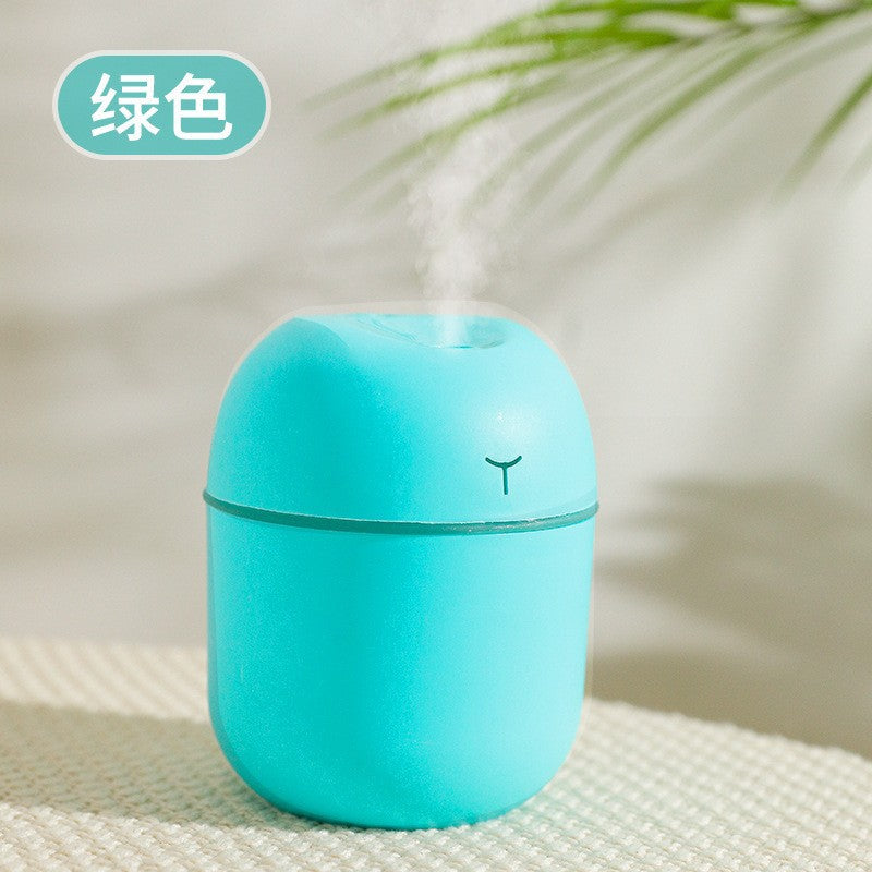 Dual nozzle 600ml humidifier - car & home mini humidifier with high mist output, air purifier, wholesale gift, hydrating mist