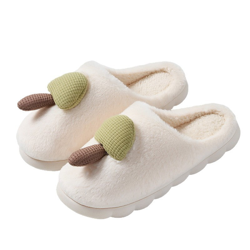 Cotton slippers home fashionheattechnew arrival indoor plaidstuffed cotton slippers winterfor homewinter mushroom slippers