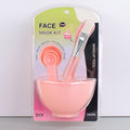 Zhiwei 6-piece suit bowl large beauty mask tool bowl stick brush spoon suit plastic mask bowl mask brush