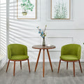 Nordic faux solid wood dining table and chair set - modern minimalist, small apartment friendly, creative casual round table with milk tea shop chairs